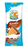 Мороженое пломбир Коровка из Кореновки в вафлях шоколадный 70 гр., флоу-пак