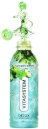 Вода витаминная Vitasystem Detox яблоко мята 500 мл., ПЭТ