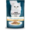 GOURMET PERLE 85гр Корм кон для кошек Мини-Филе Индейка в подливе (Пауч)
