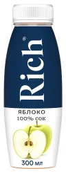 Сок Rich яблоко 300 мл., ПЭТ