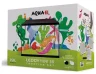 Аквариум AQUAEL LEDDY MINI 35 белый 35,5х18,5х34 см. 19 л фильтр TURBO MINI двусторонний фон