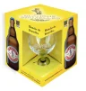 Набор подарочный BLANCHE DE BRUXELLES бокал + 3 шт., 330 мл., стекло