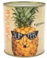 Ананас кусочки, Sunfeel 580 гр., ж/б