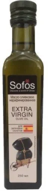 Оливковое масло Sofos Extra virgin, 250 мл., стекло