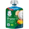 Йогурт Gerber банан манго злаки, 90 гр., пауч