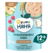 Kaша Фруто Няня молочная мультизлаковая яблоко кукурузные хлопья малина 200 гр., дой-пак