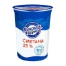 Сметана Минская Марка 25% 380 гр., стакан