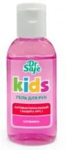 Антибактериальный гель для рук Клубника, Dr. Safe Kids, 60 мл., пластиковая бутылка
