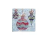 Бумажные салфетки Bulgaree Green 3-слойные 20 штук 33*33см Новогодние игрушки, целлофан