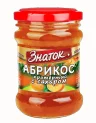 Абрикос Знаток протертый с сахаром 280 гр., стекло