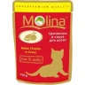 Влажный корм Molina для котят, с цыпленком в соусе, 100 гр., фольгированный пакет