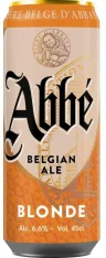 Напиток пивной Abbe Blonde светлое фильтрованное пастеризованное 6,6% 500 мл., ж/б