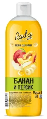 Пена для ванн Rada Банан и персик 1 л., флакон