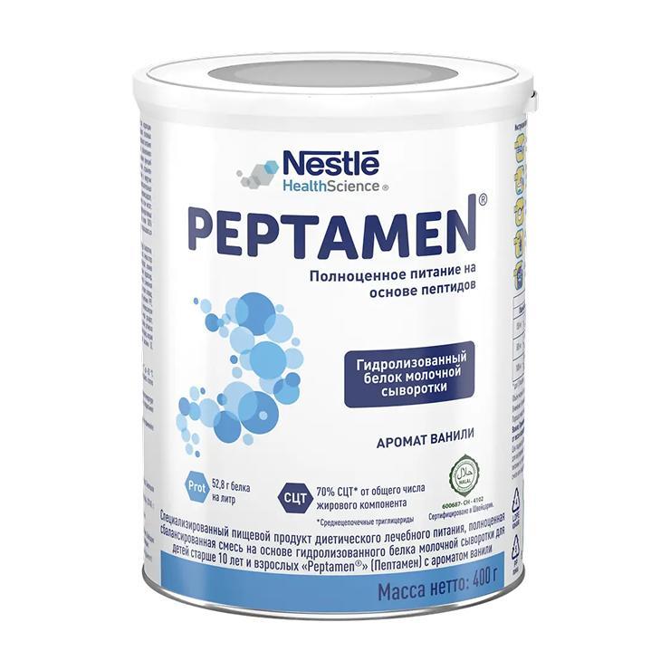 Смесь для лечебного питания сухая Nestle Peptamen ваниль 400 гр., ж/б