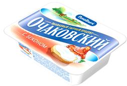 Продукт плавленный с сыром с беконом Плавыч Очаковский, 180 гр., пластиковый контейнер