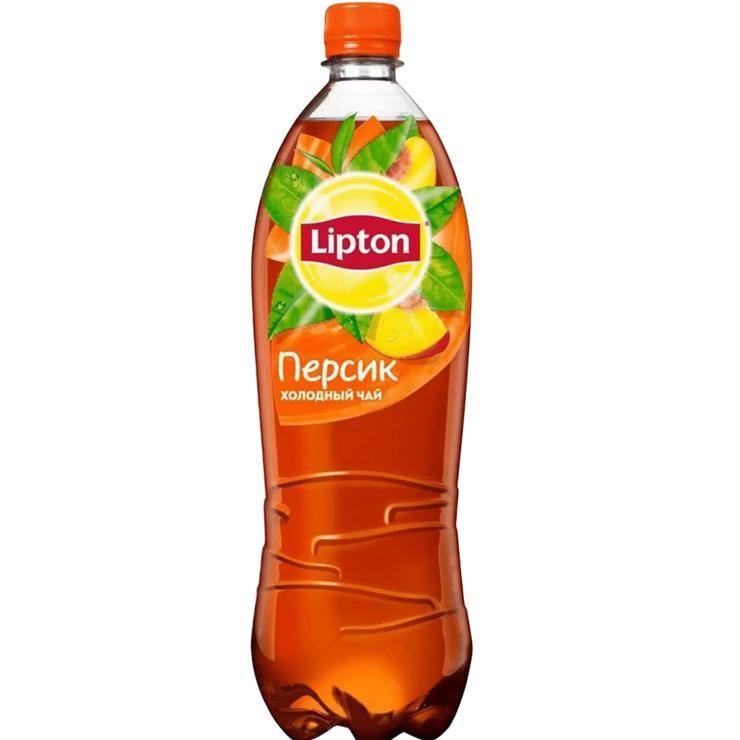 Чай холодный Lipton черный персик 1 л., ПЭТ