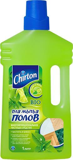 Чистящее средство для пола Chirton Лайм и мята многофункциональное 1 л., ПЭТ