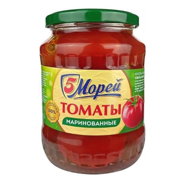 Томаты 5 Морей маринованные 680 гр., стекло