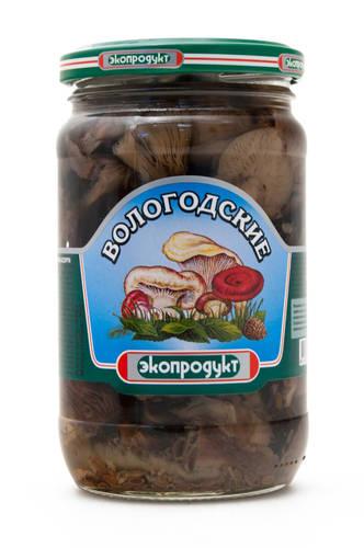 Грибы ассорти Экопродукт Вологодские, 350 гр., стекло