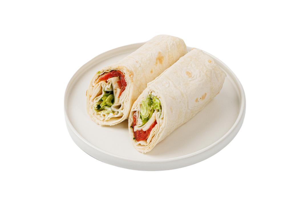 Сэндвич ролл ВкусВилл с томатами моцареллой и соусом песто 170 гр., флоу-пак