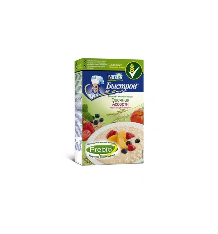Каша Быстров, овсяная ассорти 240 гр., картон