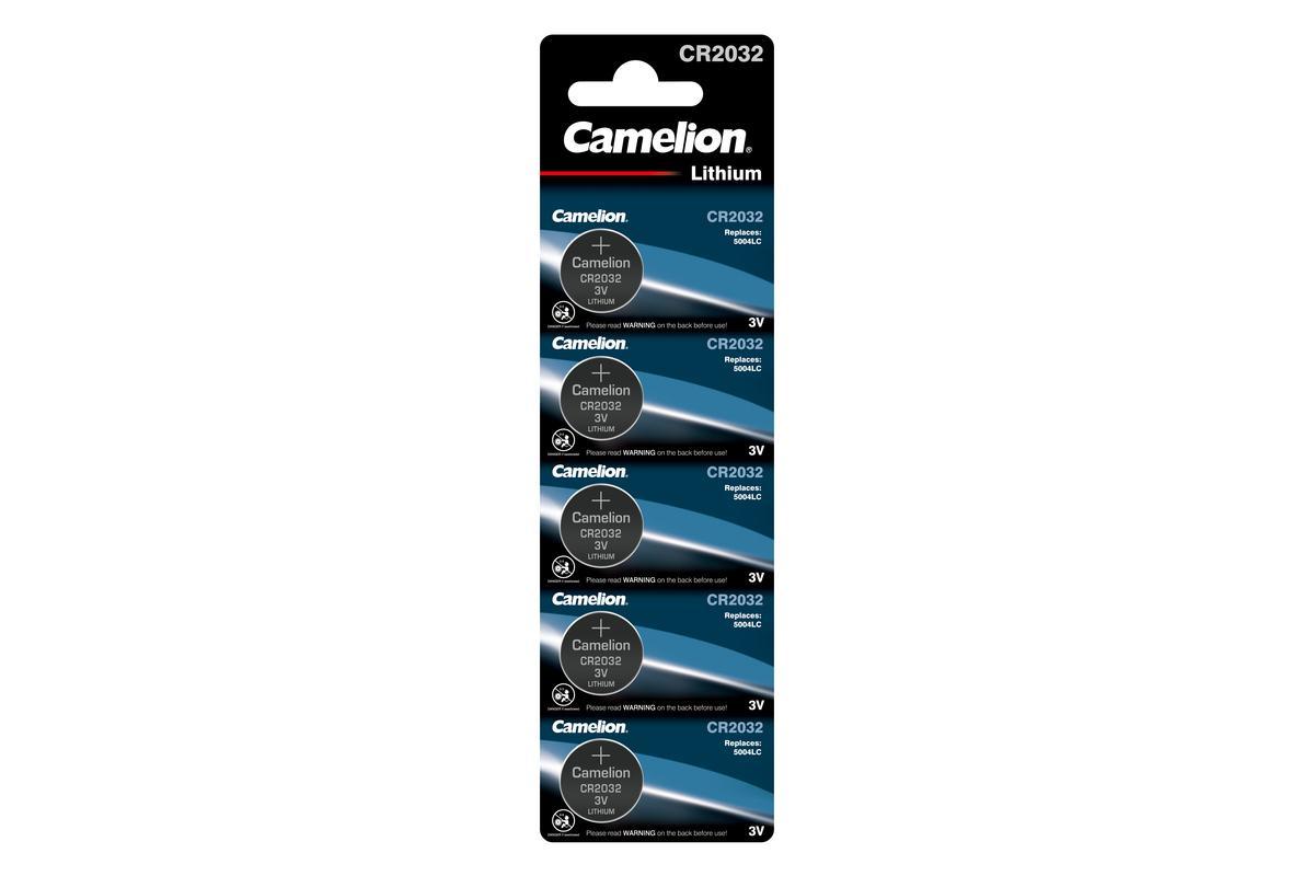 Батарейка Camelion литиевая CR2032 3V 5шт