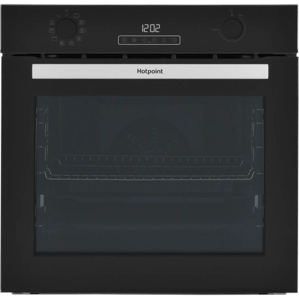 Духовой шкаф электрический HOTPOINT FE8 1231 SMP BLG, 72л, дверца с 4 стеклами, черный