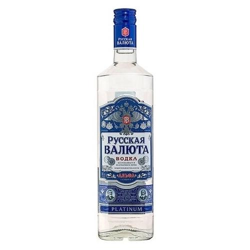 Водка Русская Валюта Платинум 40 %, 1 л., стекло