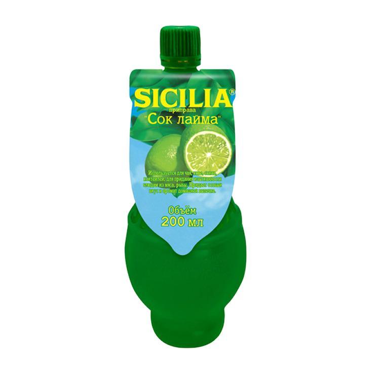 Сок Sicilia лайма 200 мл., ПЭТ