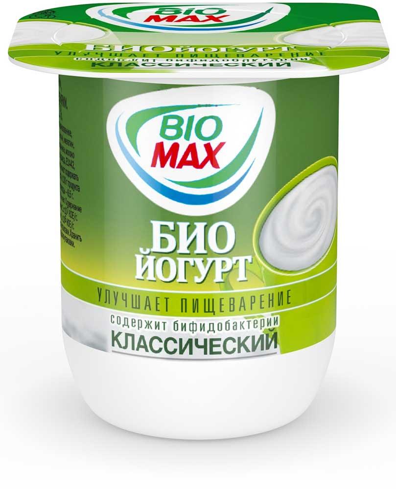 Биойогурт Классический 2,7%, Bio Max, 125 гр, ПЭТ