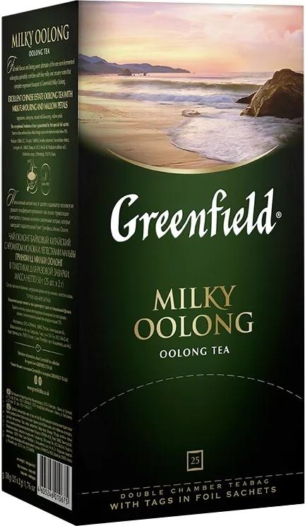 Чай Greenfield MILKY OOLONG зеленый 25 пакетиков 75 гр., картон