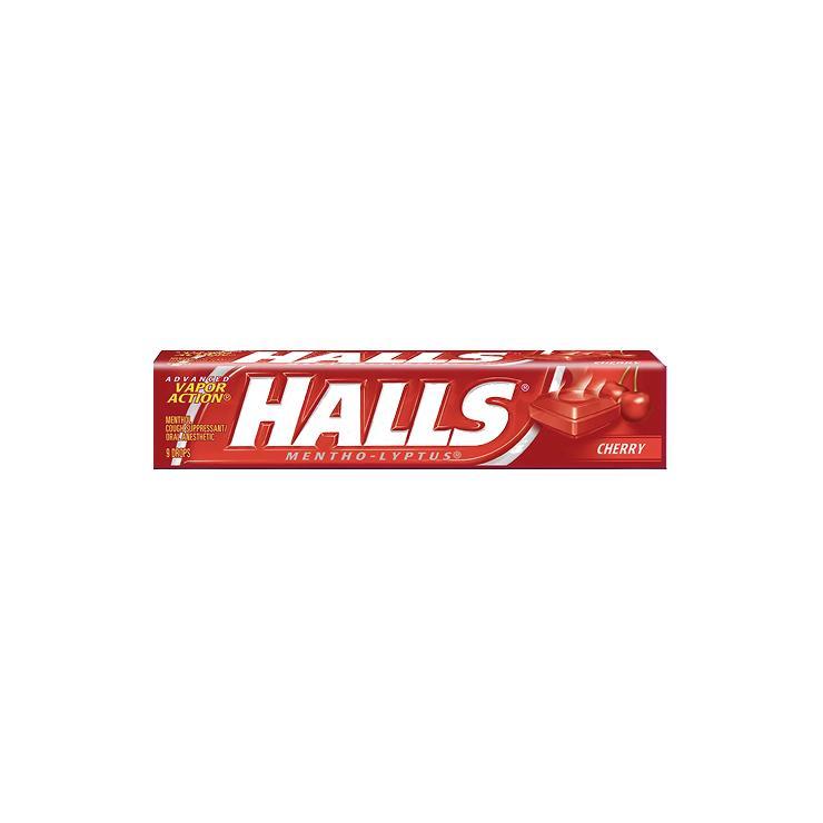 Леденцы Halls вишня 25 гр., обертка
