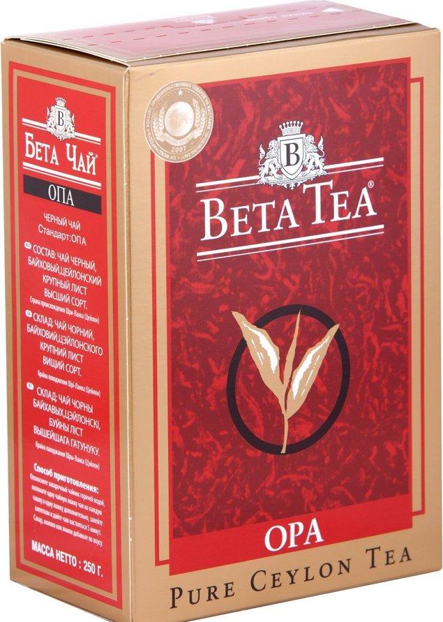 Чай, OPA, Beta Tea, 250 гр., картон