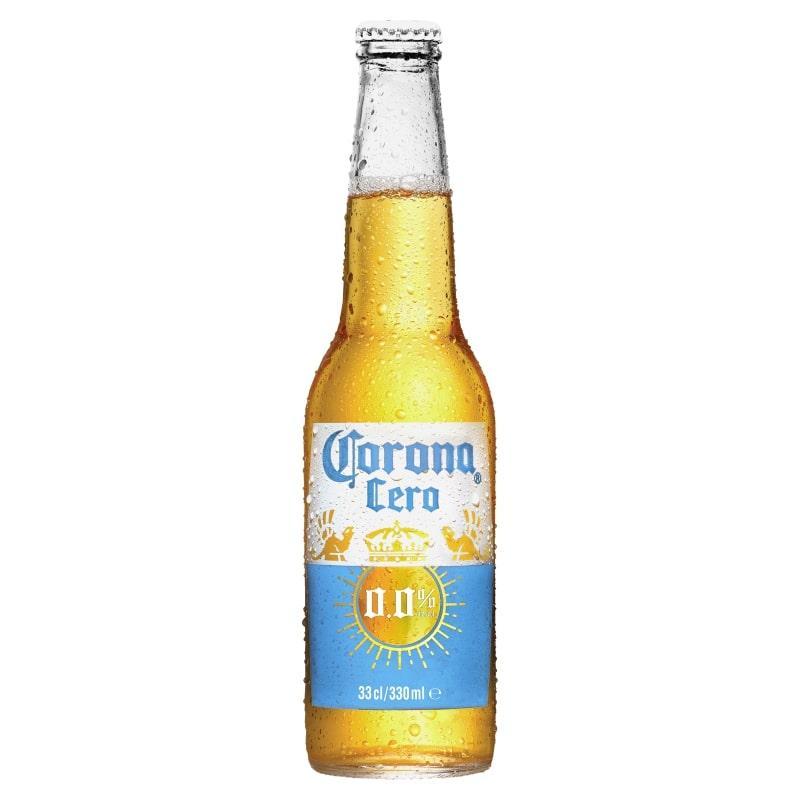 Напиток пивной Corona светлый фильтрованный пастеризованный 0% 330 мл., стекло
