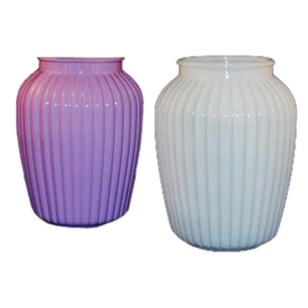 Ваза 92-021 прозрачная крш., бел., опак., h=195 см., Goodesta Луана, 300 гр.