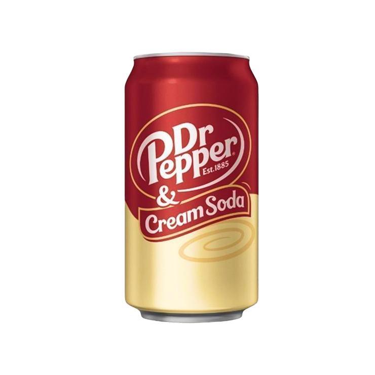 Напиток газированный Dr.Pepper Cream Soda крем сода США 355 мл., ж/б