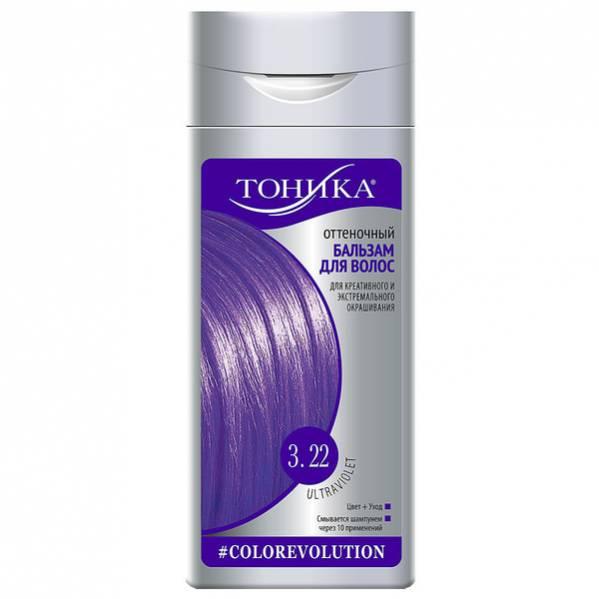Бальзам для волос Тоника оттеночный тон 3.22 ultraviolet 150 мл., флакон