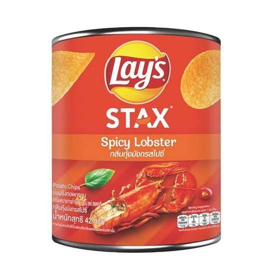 Чипсы Lay's Stax Spicy Lobster 42 гр., туба