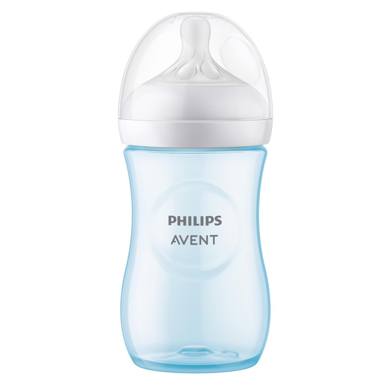 Бутылочка для кормления Philips Avent Natural Response SCY903/21, 260 мл, 1 шт, 1 мес+, голубая, картон