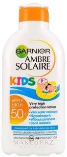 Молочко детское солнцезащитное SPF 50+ Garnier Ambre Solaire Resisto Kids, 200 мл., пластиковая бутылка