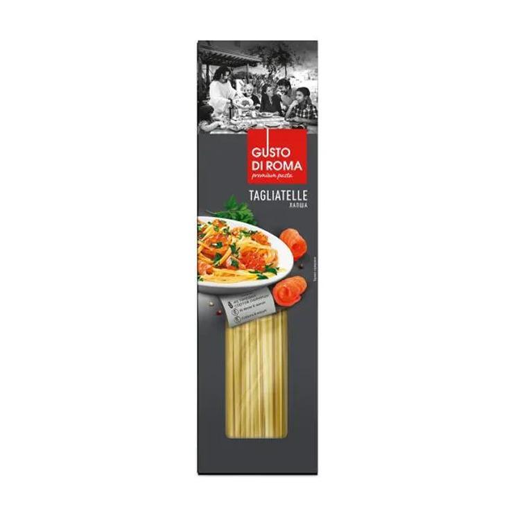 Макароны GUSTO DI ROMA Tagliatelle лапша твердых сортов 400 гр., картон