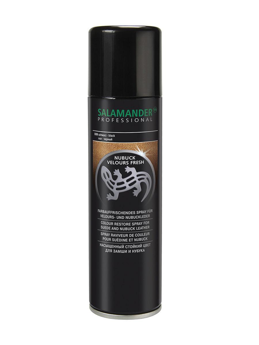 Краска для обуви Salamander Velours Nubuck Fresh восстановитель цвета черный