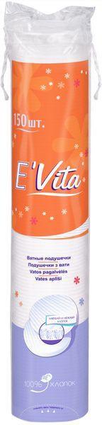 Диски ватные 150 шт., Bella, E`Vita 71 гр., пластиковая упаковка