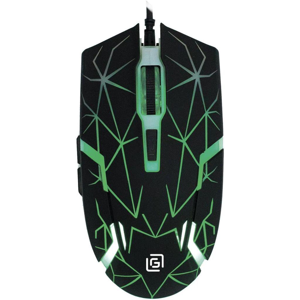 Мышь проводная Oklick 701G, игровая, оптическая, USB, 3600dpi, черный [1884623]