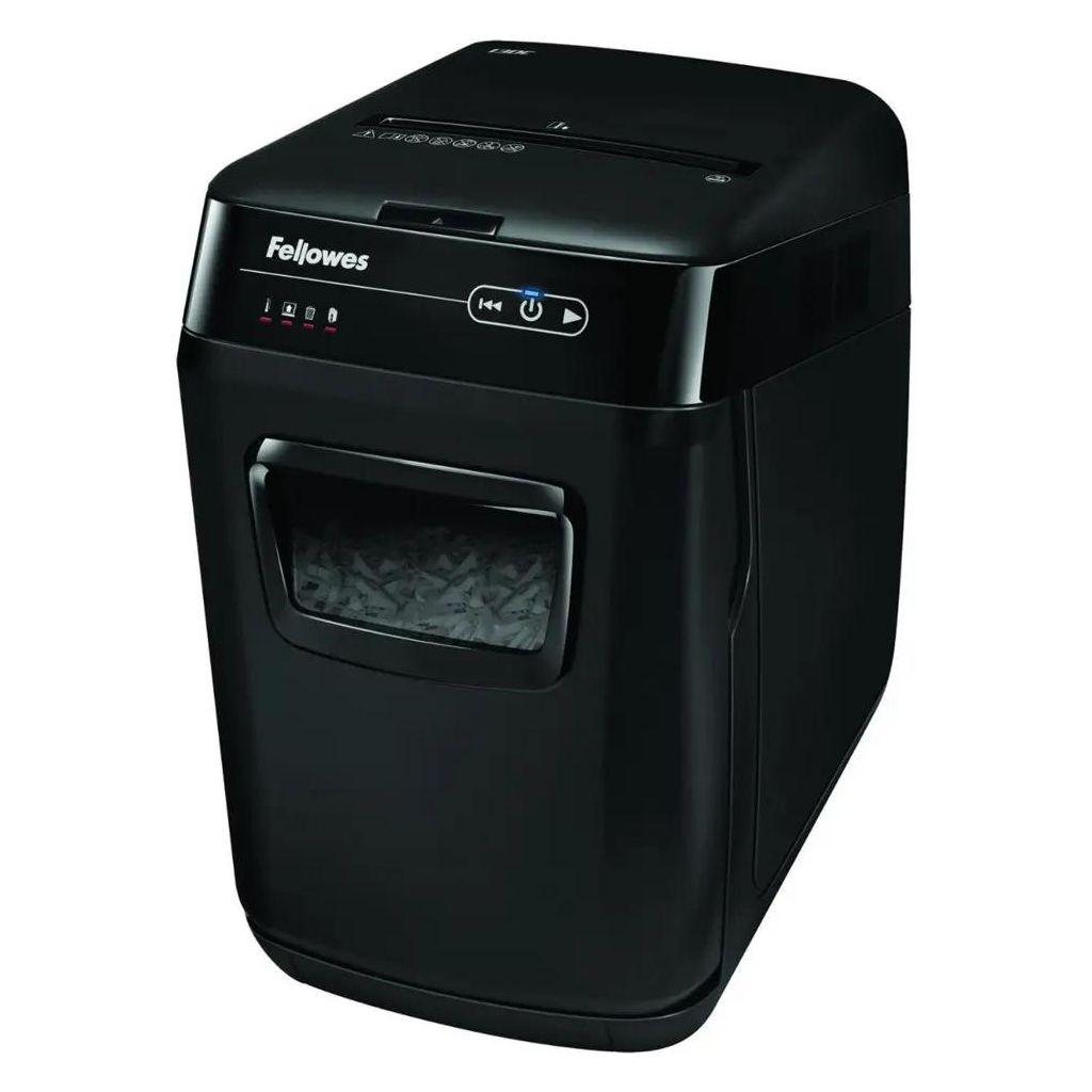 Уничтожитель бумаг Fellowes AutoMax 150C, с автоподачей, P-4, 4х38 мм, 150 лист. одновременно, 32л [fs-46801]