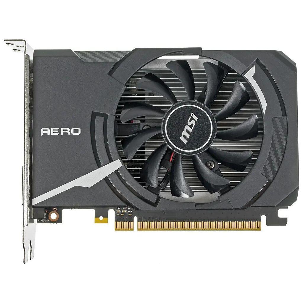 Видеокарта MSI NVIDIA GeForce GT 1030 GT 1030 AERO ITX 2GD4 OC 2ГБ DDR4, OC, Ret