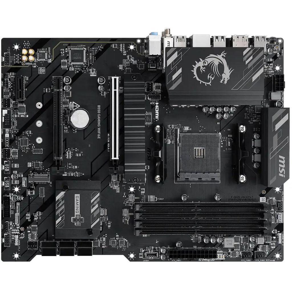 Материнская плата MSI B550 GAMING WIFI6E, Socket AM4, AMD B550, ATX, Ret