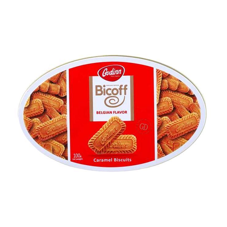 Печенье Godinn bicoff spéculoos карамельное 100 гр., ж/б
