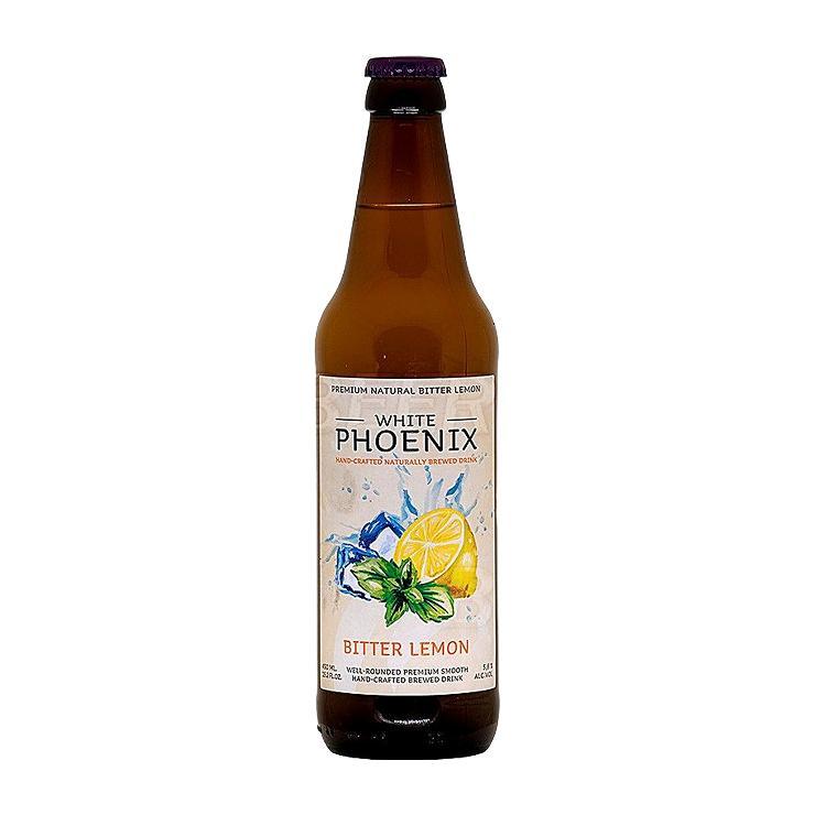 Медовуха WHITE PHOENIX горький лимон 5,6% 450 мл., стекло