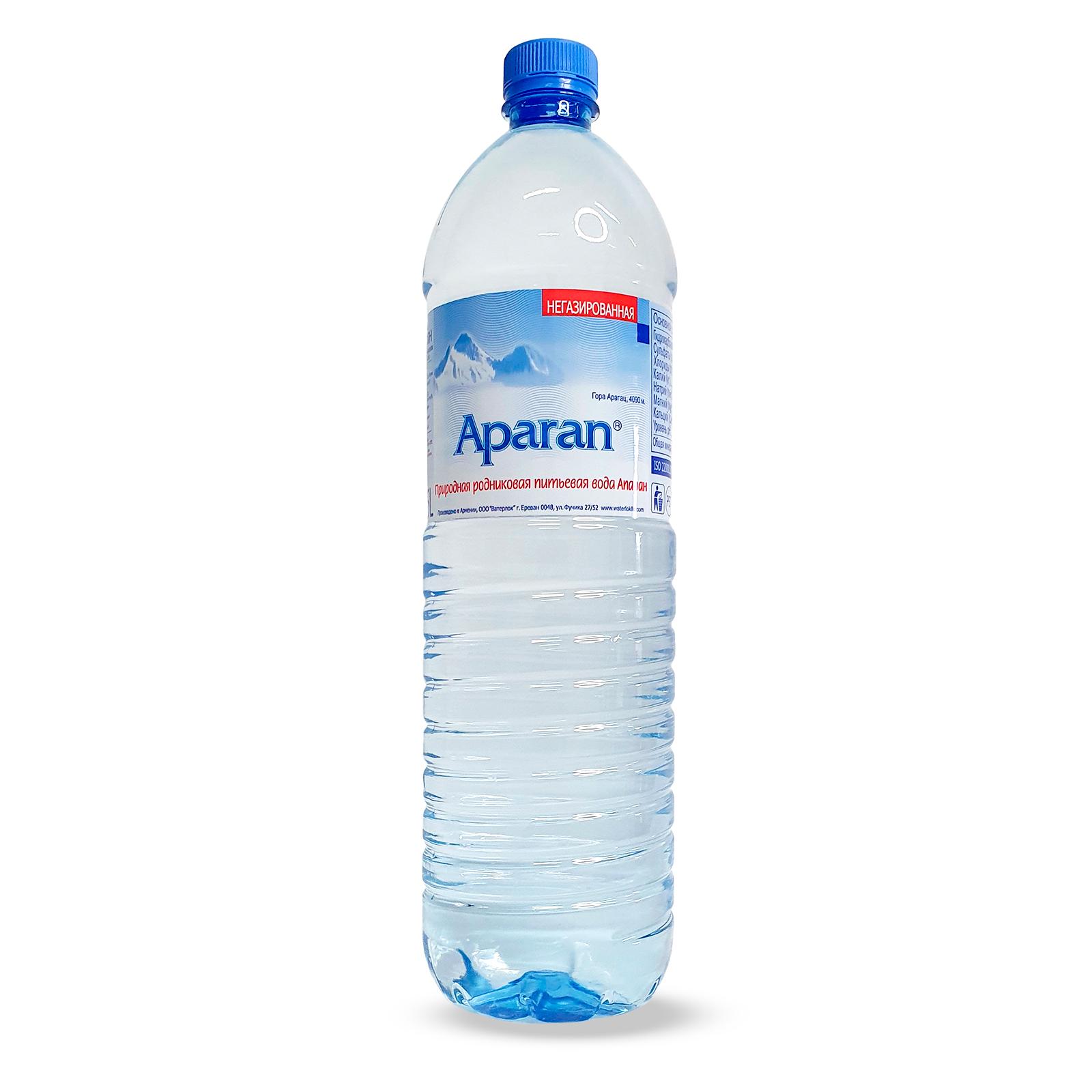 Вода негазированная Aparan природная родниковая 1,5 л., ПЭТ